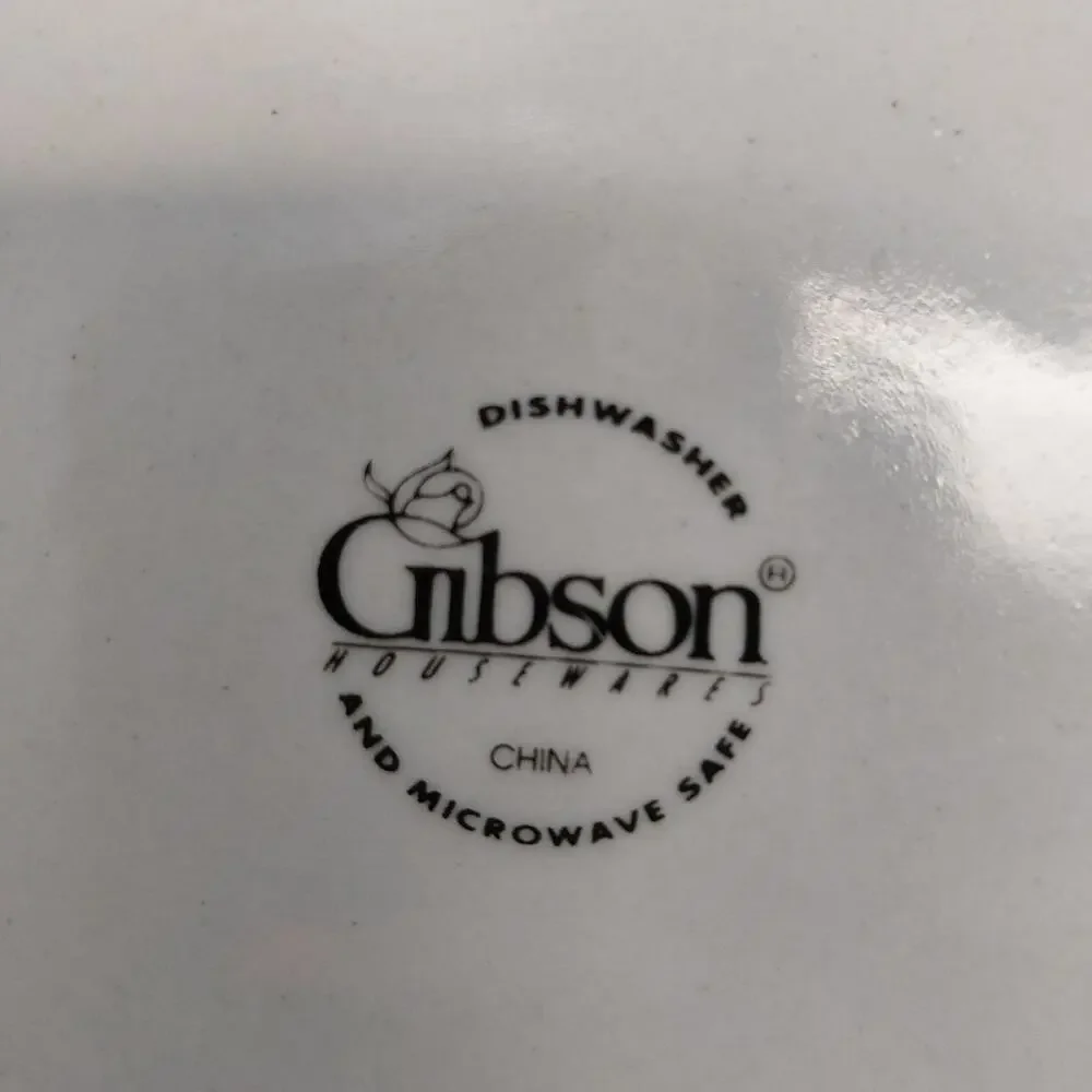 Gibson Welcome Home Stoneware 3pc Set 2 8.25